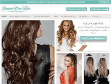 Tablet Screenshot of glamouryourhair.nl